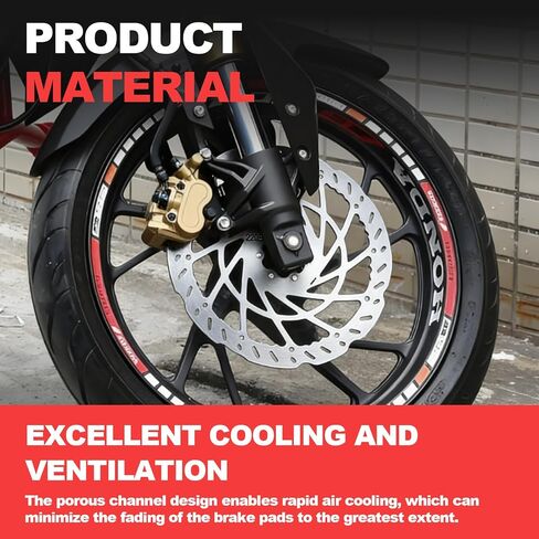 قرص فرامل أمامي سميك 220 مم عالمي للسيارات متوافق مع Surron LBX، Segway X260/X160، Talaria Sting Offroad TL50 إلخ، قرص فرامل دراجة نارية من الفولاذ المقاوم للصدأ in Kuwait