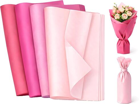 Jolanepaly Heart Wrapp Paper Roll - Mini Roll - 3 لفات - 17 بوصة × 120 بوصة لكل لفة - ورقة ملونة بالملونة عيد ميلاد لعيد الحب ، عيد ميلاد للأطفال ، دش الطفل in Kuwait