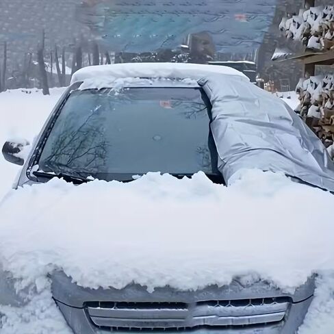 Universal Car Windshield Cover, Summer Shade and Winter Snow Blocker, Foldable Windshield Cover Sunshade, 59 * 27.5inch in Saudi Arabia
