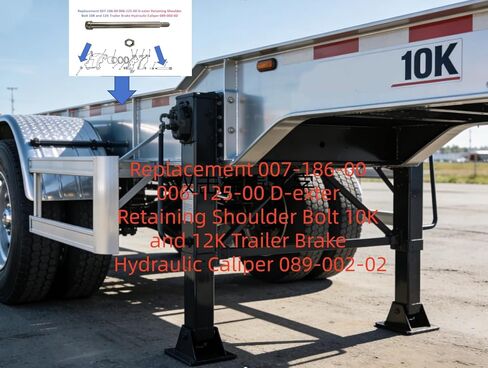 استبدال 007-186-00 006-125-00 D-exter الاحتفاظ بمسمار الكتف 10K و12K فرامل المقطورة الفرجار الهيدروليكي 089-002-02 in Kuwait