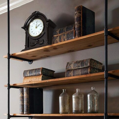 ساعة Bedford Clock Collection Wood Mantel مع الدقات in Kuwait