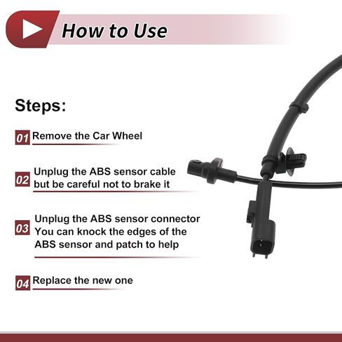 ABS عجلة السرعة الاستشعار ABS الاستشعار نظام الفرامل المضادة للقفل الاستشعار رقم DG9C2C190CC لفورد إيدج 2014-2015 الخلفي الأيسر الخلفي الأيمن in Saudi Arabia