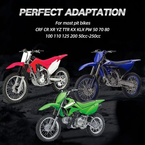 أوتاد قدم الدراجة الترابية 304 من الفولاذ المقاوم للصدأ مسند قدم عالمي لـ CRF CR XR YZ TTR KX KLX PW 50 70 80 100 110 125 200 50cc-250cc Pit Bike in Kuwait
