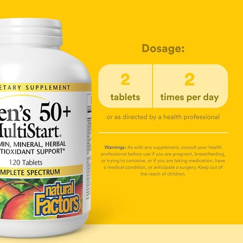 Natural Factors dr. murray multistart« men's 120 tabs (Multi-Pack) in Kuwait