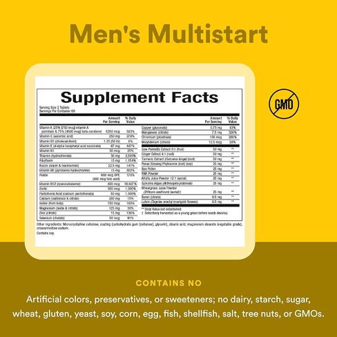 Natural Factors dr. murray multistart« men's 120 tabs (Multi-Pack) in Kuwait