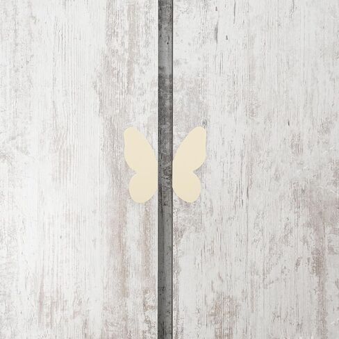 Butterfly Cabinet Handles and Cute Drawer Knobs, Metal Furniture Hardware Knobs for ’ Room Wardrobes and Cabinets, 32mm Hole Spacing, Light Beige Pair in Kuwait
