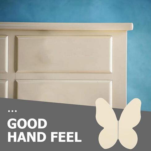 Butterfly Cabinet Handles and Cute Drawer Knobs, Metal Furniture Hardware Knobs for ’ Room Wardrobes and Cabinets, 32mm Hole Spacing, Light Beige Pair in Kuwait