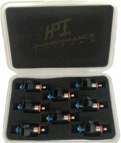 HPI FUEL INJECTORS: SET OF (8) 42LB LS3 / LS7 / LSA / EV14 / EV6 STYLE HIGH IMPEDANCE INJECTORS in Kuwait