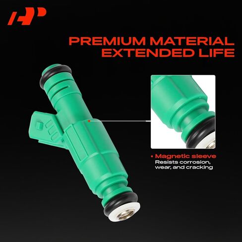 A-Premium Fuel Injectors Compatible with Volvo S60 2003-2007 C70 2004 V70 2004-2007 2.4L 2.5L, Gas, Set of 5, Replace# 92021000 in Saudi Arabia