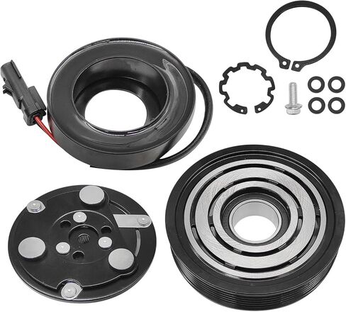 55037466AE A/C Compressor Clutch Kit with Pulley Bearing Electromagnetic Coil and Plate, Replacement for Dodge Dakota Ram 02-03, Replaces 55037466AE 55037466 in Saudi Arabia
