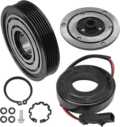 55037466AE A/C Compressor Clutch Kit with Pulley Bearing Electromagnetic Coil and Plate, Replacement for Dodge Dakota Ram 02-03, Replaces 55037466AE 55037466 in Saudi Arabia