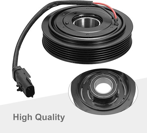 55037466AE A/C Compressor Clutch Kit with Pulley Bearing Electromagnetic Coil and Plate, Replacement for Dodge Dakota Ram 02-03, Replaces 55037466AE 55037466 in Saudi Arabia
