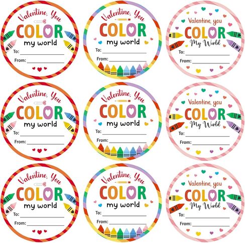 60 Pcs Valentines Stickers Valentine's Day Gift Tag Valentine's Day Self Adhesive Tags Valentine's Day Gift Tags Stickers Pink Valentine’s Day Stickers Alentines Day Labels for Gifts Boxes in Kuwait