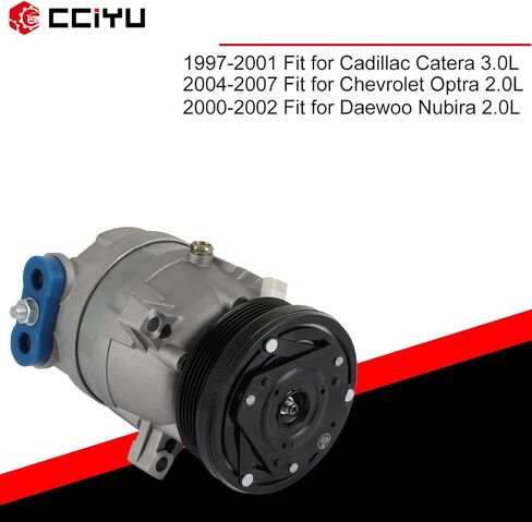 cciyu Air Conditioning Compressor for Cadillac Catera for Chevrolet Optra for Daewoo Nubira 2.0L 3.0L 1997-2007 Replaces AC Compressor for Car in Saudi Arabia