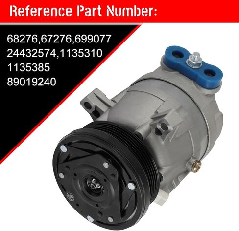 cciyu Air Conditioning Compressor for Cadillac Catera for Chevrolet Optra for Daewoo Nubira 2.0L 3.0L 1997-2007 Replaces AC Compressor for Car in Saudi Arabia