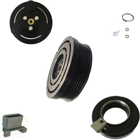AC COMPRESSOR CLUTCH KIT PULLEY COIL FITS 2005 2006 FORD MUSTANG 6 CYL 4.0L in Kuwait