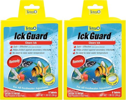 Tetra Ick Guard 8 Count, Quick Remedy For Ick In aquariums,Golds & Yellows in Kuwait