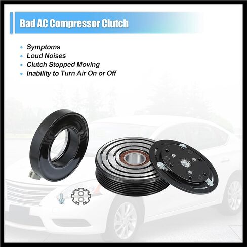 AC Compressor Clutch Set Replace for Ford F-150 1997-2006 A/C Clutch Repair Assembly Durable Material in Saudi Arabia