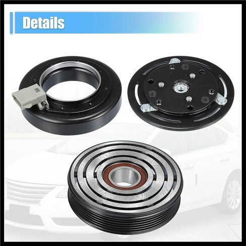 AC Compressor Clutch Set Replace for Ford F-150 1997-2006 A/C Clutch Repair Assembly Durable Material in Saudi Arabia