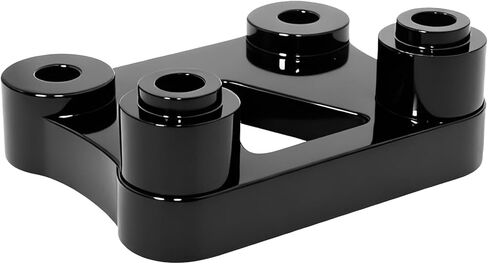 Black Handlebar Riser Pull Back Plate Bracket Handle bar Displacement Adapter for Harley M8 Softail Dyna Wide Glide/Street Bob/Fat Bob/Low Rider/Switchback/Super Glide/Fxd/Fxr 2018-Later Models in Kuwait