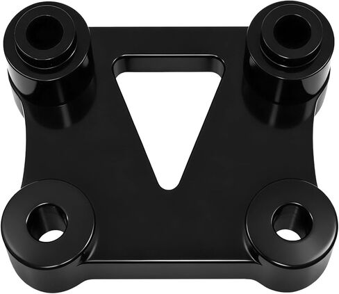 Black Handlebar Riser Pull Back Plate Bracket Handle bar Displacement Adapter for Harley M8 Softail Dyna Wide Glide/Street Bob/Fat Bob/Low Rider/Switchback/Super Glide/Fxd/Fxr 2018-Later Models in Kuwait
