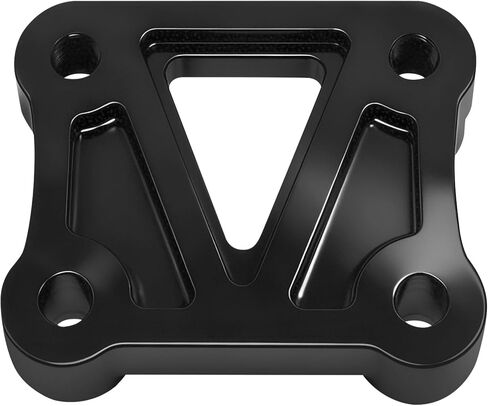 Black Handlebar Riser Pull Back Plate Bracket Handle bar Displacement Adapter for Harley M8 Softail Dyna Wide Glide/Street Bob/Fat Bob/Low Rider/Switchback/Super Glide/Fxd/Fxr 2018-Later Models in Kuwait