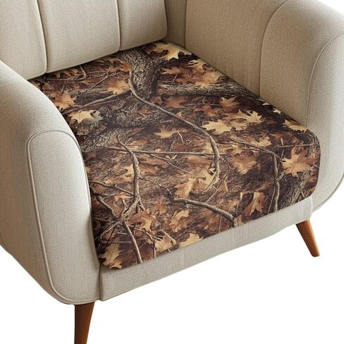 Camo Leaves Branch Sofa Slipcovers for 1 Seater Cushion Couch Sectional Couch Cushion Covers Stretch Sofa Covers Washable Furniture Protector for Living Room Patio Outdoor in Kuwait
