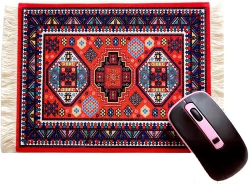 Rug Mouse Pads Oriental Rug Mouse Pad - Turkish Style Carpet Mousemat - Great Gift Persian Style Carpet Mouse Pad in Kuwait