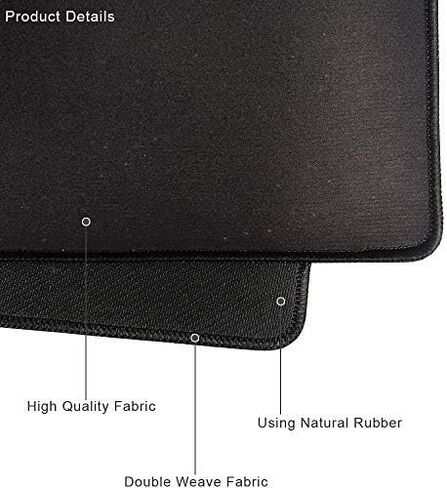 Stitched Edges Large Gaming Mouse Pad,Extended Mousepad with Non-Slip Rubber Base for Laptop Desktop Computer Keyboard Mat - Sea Beach Starfish in Saudi Arabia