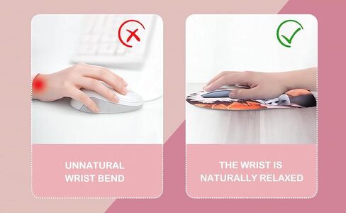 لوحة ماوس ثلاثية الأبعاد Oppai Mousepad مع مسند معصم من الجل الناعم Anime Manga Gaming Boob Pad مضادة للانزلاق (Namii 7) in Kuwait