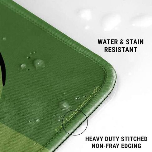 Skinit Small Gaming Mouse Pad - Officially Licensed Pickle Rick Design with Stitched Edges, Waterproof, Non-Slip Rubber Base, Desk Mat for Keyboard & Mouse, 12.6" x 11" inches in Saudi Arabia