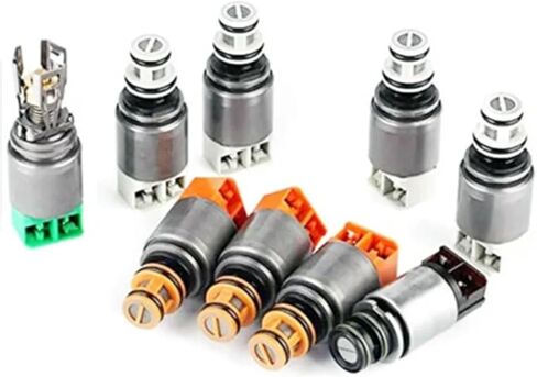 9PCS Transmission Solenoid Valve Set 8HP45/8HP70 Compatible For Audi Q7 Compatible For Jaguar XJ/Range Rover in Kuwait