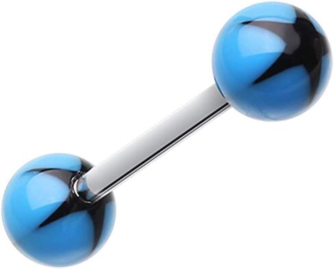 Nova Star Acrylic Top Barbell Tongue Ring in Saudi Arabia