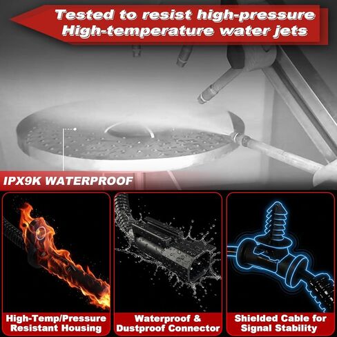 ABS Wheel Speed Sensor 1Pc: Rear Left & Right Compatible with Ram 2013-2018 1500 V6 3.0L V6 3.6L V8 5.7L V8 4.7L V6 3.7L, 2019 1500 Classic V6 3.6L V6 3.0L V8 5.7L in Kuwait