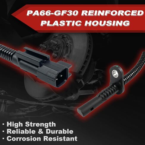 ABS Wheel Speed Sensor 1Pc: Rear Left & Right Compatible with Ram 2013-2018 1500 V6 3.0L V6 3.6L V8 5.7L V8 4.7L V6 3.7L, 2019 1500 Classic V6 3.6L V6 3.0L V8 5.7L in Kuwait