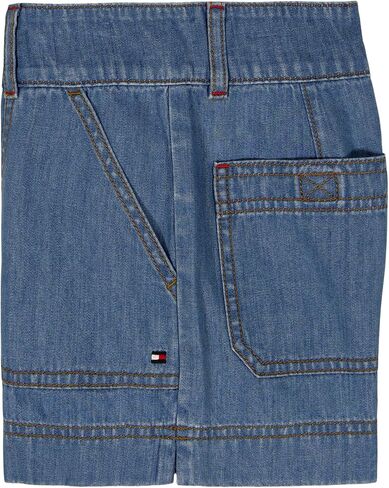 Tommy Hilfiger Girls' Patch Pocket Short, Zipper Fly & Double Button Closure in Saudi Arabia