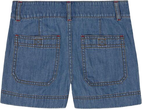 Tommy Hilfiger Girls' Patch Pocket Short, Zipper Fly & Double Button Closure in Saudi Arabia