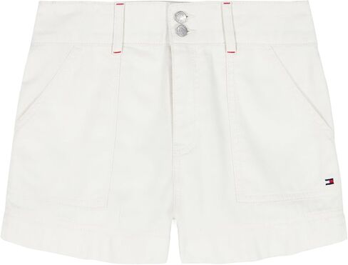 Tommy Hilfiger Girls' Patch Pocket Short, Zipper Fly & Double Button Closure in Saudi Arabia
