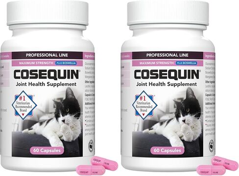 Nutramax Cosequin Joint Health Supplement for Cats - With Glucosamine and Chondroitin, 30 Capsules in Saudi Arabia