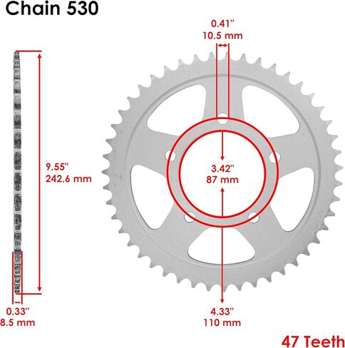 Caltric Drive Chain and Sprockets Kit Compatible With Suzuki GSX600F Katana 600F 1998 1999 2000-2006 in Saudi Arabia