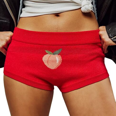 شورت Adoeren نسائي منخفض الخصر محبوك Y2k Lounge Pj Bottoms مثير ونحيف للنوم in Kuwait
