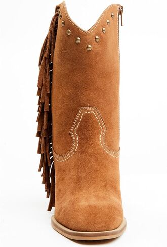 Idyllwind Women's Sidewinder Studded Fringe Suede Fashion Boot Round Toe - Biwsp22l22 in Kuwait