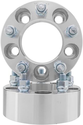 TRIBLE SIX 2 قطعة 2 بوصة محولات العجلات الفواصل 5x4.5 5x114.3 مم 1/2 بوصة × 20 ترصيع 82.5 مم تتحمل 5 العروات استبدال لفورد إكسبلورر فالكون فليكس ليبرتي رانغ لير جراند شيروكي in Kuwait