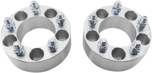 TRIBLE SIX 2 قطعة 2 بوصة محولات العجلات الفواصل 5x4.5 5x114.3 مم 1/2 بوصة × 20 ترصيع 82.5 مم تتحمل 5 العروات استبدال لفورد إكسبلورر فالكون فليكس ليبرتي رانغ لير جراند شيروكي in Kuwait