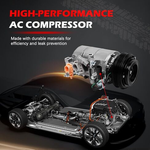 AC Compressor with Clutch for Ford for Focus 2.0L 2014-2018, Air Conditioning Compressor Replace for 178399, 177399 in Saudi Arabia