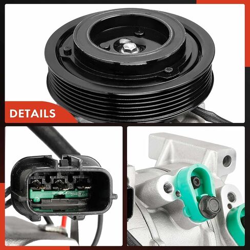 A-Premium Air Conditioner AC Compressor with Clutch Compatible with Hyundai Kona 1.6L 2018-2021 in Saudi Arabia