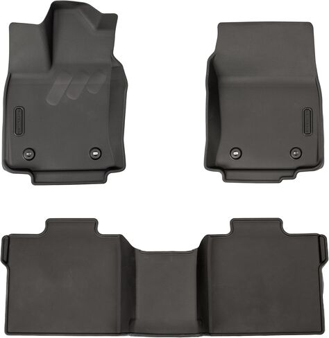 BaseLayer Elite Floor Mats for Toyota Tundra (2022-2026) CrewMax – Made in USA – Precision Fit Heavy Duty All-Weather Mats for Tundra TRD, SR, SR5, Hybrid, Limited, Platinum, Capstone Front & Rear in Kuwait