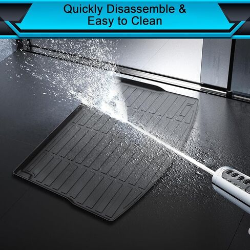 Floor Mats for Chevrolet Chevy Trailblazer FWD 2021-2025 2026 & Cargo Liner (Only Fit for Cargo in Upper Deck Position), TPE Waterproof Non-Slip All Weather Protection Custom in Kuwait