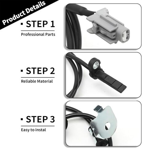 ALS2521 Front Right ABS Wheel Speed Sensor Passenger Side, Replacement for Subaru Forester 2014-2018 Replacement for Subaru Impreza 2013-2015, Replaces 67406 27540-SG000 in Saudi Arabia