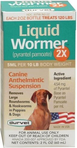 Durvet 2X Liquid Wormer, 2-Ounce in Kuwait